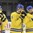 POPRAD, SLOVAKIA - APRIL 23: Dejected Sweden's Oskar Back #11 and teammates look on following a 3-0 loss to team Russia during bronze medal game action at the 2017 IIHF Ice Hockey U18 World Championship. (Photo by Andrea Cardin/HHOF-IIHF Images)